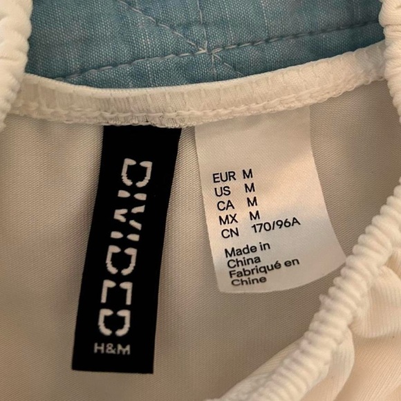 cream crop tank top with a bow - Picture 4 of 4